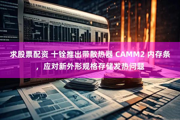 求股票配资 十铨推出带散热器 CAMM2 内存条，应对新外形规格存储发热问题